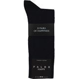 FALKE Cosyshoe antislip noppen merinowol huissokken pantoffels heren blauw