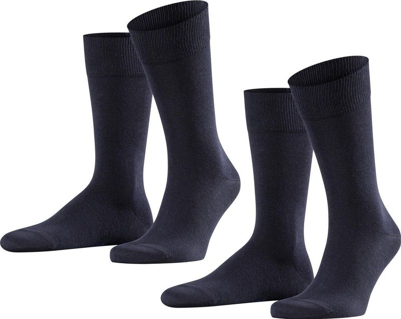 FALKE Cosyshoe antislip noppen merinowol huissokken pantoffels heren blauw