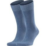 FALKE Happy Sokken - set van 2 Donkerblauw Melange