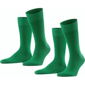 FALKE - Happy - Herensokken - Groen - Katoen - 2-Pack