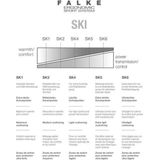 FALKE - SK4 - Functionele Skisokken - Oranje - Warm Dun Wol