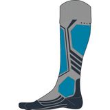 FALKE - SK2 Wool - Skisokken - Grijs - Merinowol, Medium Polstering