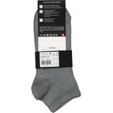 FALKE Happy 2-Pack Enkelsokken - Grijs - Katoen