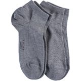 FALKE Happy 2-Pack Enkelsokken - Grijs - Katoen