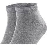 FALKE Happy 2-Pack Enkelsokken - Grijs - Katoen