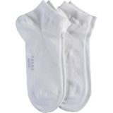 FALKE - Sneakersokken - Zwart - Katoen - Dubbele Verpakking