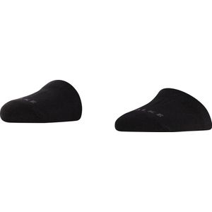 FALKE Toe Sock onzichtbare antislip katoen footies dames zwart - Maat ONESIZE