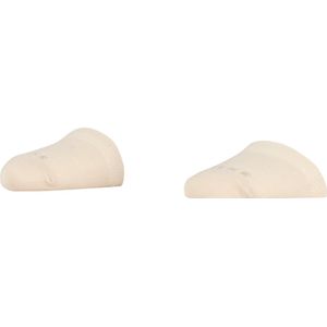 FALKE Toe Sock onzichtbare antislip katoen footies dames beige - Maat ONESIZE