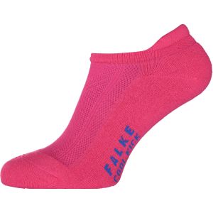 FALKE Cool Kick Sneakers voor dames, zwart, wit, vele andere kleuren, versterkte sportsokken zonder patroon, ademend, dik, eenkleurig, met pluche zool, 1 paar, roze (gloss 8550)