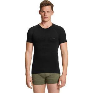 FALKE Wool-Tech Light thermoregulerend anti zweet Thermisch Ademend Sneldrogend sportondergoed sportshirt heren zwart - Maat S