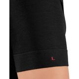 FALKE Thermoshirt - Wool-Tech Light - Zwart - Slim-Fit - Korte Mouwen
