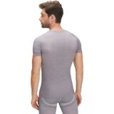 FALKE Wool-Tech Light - Functioneel Shirt - Grijs - Wol - Korte Mouwen