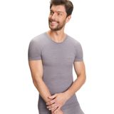 FALKE Wool-Tech Light - Functioneel Shirt - Grijs - Wol - Korte Mouwen
