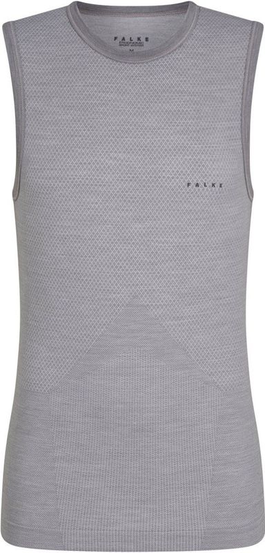 FALKE - Wool-Tech Light - Functioneel Shirt - Grijs - Sneldrogend Wol