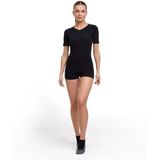 FALKE dames T-shirt Wool-Tech Light - thermoshirt - zwart (black)