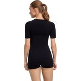 FALKE dames T-shirt Wool-Tech Light - thermoshirt - zwart (black)