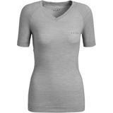 FALKE dames T-shirt Wool-Tech Light - thermoshirt - grijs (grey-heather)