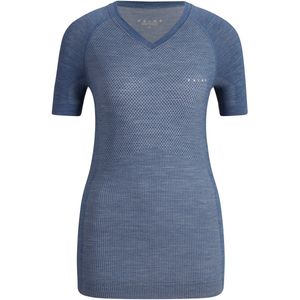 FALKE dames T-shirt Wool-Tech Light - thermoshirt - blauw (capitain)