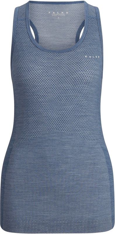 FALKE dames tanktop Wool-Tech Light - thermoshirt - blauw (capitain)