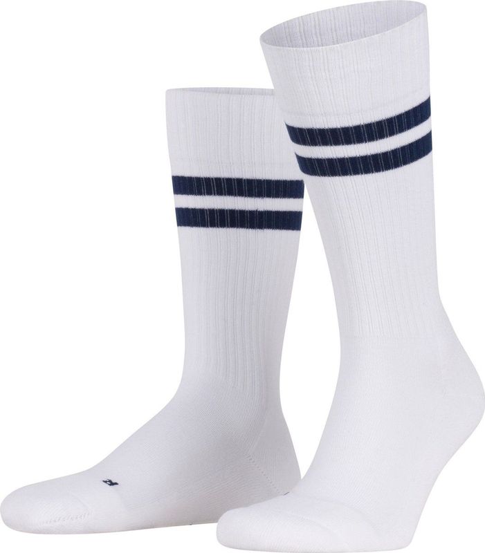 FALKE Dynamic anatomische pluche zool katoen sokken unisex wit - Maat 37-38