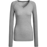FALKE dames lange mouw shirt Wool-Tech Light - thermoshirt - grijs (grey-heather)