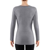 FALKE dames lange mouw shirt Wool-Tech Light - thermoshirt - grijs (grey-heather)