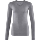 FALKE dames lange mouw shirt Wool-Tech Light - thermoshirt - grijs (grey-heather)