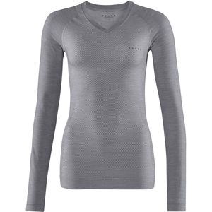 FALKE dames lange mouw shirt Wool-Tech Light - thermoshirt - grijs (grey-heather)