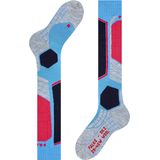 FALKE - SK2 Intermediate Wool - Skisokken - Blauw - Merinowolmix, Medium Demping, Thermoregulerend