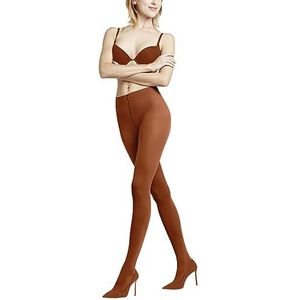 FALKE Dames Panty Pure Matt 50 DEN W TI Halfdoorzichtig eenkleurig 1 Stuk, Rood (Coppercoin 8937), S-M