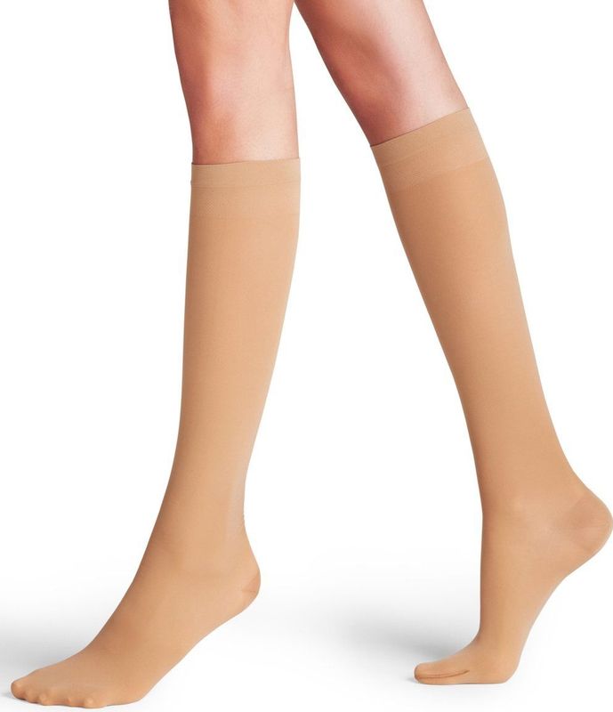 Falke - Travel & Comfort - Kniekousen - Zwart - 40 Denier