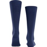 FALKE Lufthansa Travel & Comfort Ultra Energizing Lange sokken voor heren, katoen, wit, zwart, meerdere kleuren, compressiekousen, 18-21 mmhg op de enkel, 1 paar, Blauw (Deep Blue 6418) - kuitomtrek W4