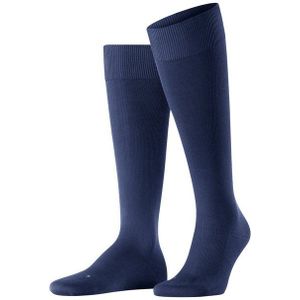 FALKE Energizing Cotton heren kniekousen - blauw (deep blue) - Maat: 39-40