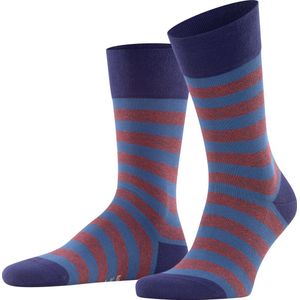 FALKE - Sensitive Mapped Line - Sokken - Blauw - Heren - Hoge Kwaliteit - Zonder Elastiek