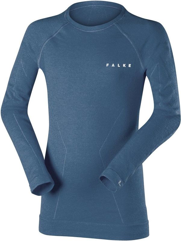 Falke - Thermoshirt - Zwart - Merinowol - Lange Mouwen
