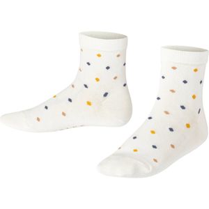 FALKE - Multidot - Sokken - Wit - Katoen - Uniseks-kind - 1 Paar
