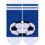 FALKE - Active Soccer - Kindersokken - Blauw - Anatomische Pasvorm - Katoen Lyocell