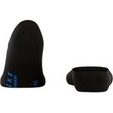 FALKE Keep Warm anatomische pluche zool merinowol footies unisex zwart - Maat 39-41