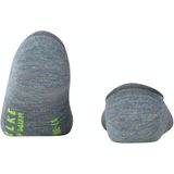 FALKE Keep Warm anatomische pluche zool merinowol footies unisex blauw - Maat 44-45