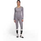 FALKE dames 3/4 tights Wool-Tech Light - thermobroek - grijs (grey-heather)