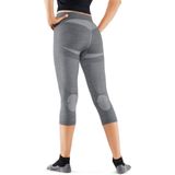 FALKE dames 3/4 tights Wool-Tech Light - thermobroek - grijs (grey-heather)