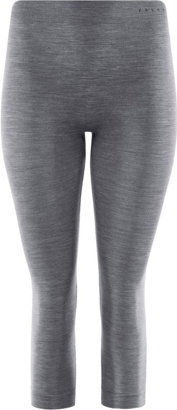 FALKE dames 3/4 tights Wool-Tech Light - thermobroek - grijs (grey-heather)