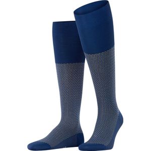FALKE Uptown Tie heren kniekousen, blauw (royal blue)