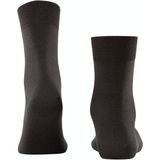 FALKE - Airport - Korte Herensokken - Bruin - 60% Merinowol, 23% Katoen, 15% Polyamide, 2% Elastaan