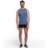 FALKE - Wool-Tech Light - Mouwloos Functioneel Shirt - Blauw