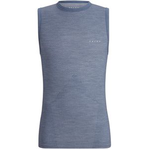 FALKE - Wool-Tech Light - Functioneel Shirt - Blauw - Wol - Sneldrogend