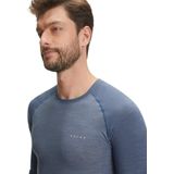 FALKE heren lange mouw shirt Wool-Tech Light - thermoshirt - blauw (capitain)