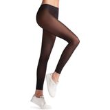 FALKE Matt Deluxe mat transparant 30 Denier legging dames zwart - Maat S-M