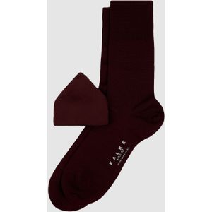 FALKE Airport Pocket Square Box hoge kwaliteit ademend mid-rise warme dikke winter ondoorzichtig geschenkset Merinowol Katoen Rood Heren sokken - Maat 41-42
