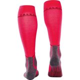 FALKE Dames Skisokken SK4 Energizing Light W Kh wol functioneel materiaal met compressie 1 paar, Rood Rose 8564, 37-38
